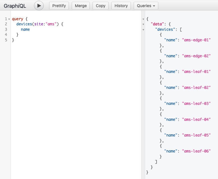 GraphQL: Query Results